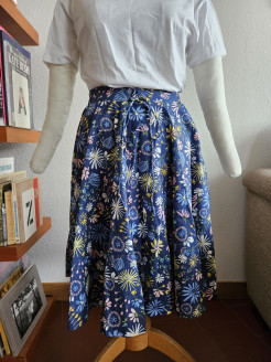 Mid-length summer skirt