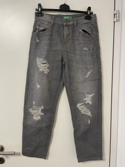 Jeans gris Beneton