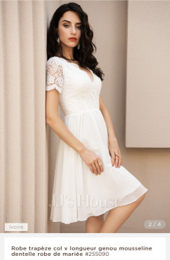 Weißes Kleid (Braut)