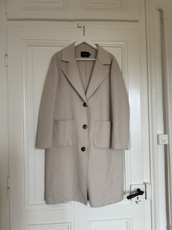 Manteau long Monoprix beige