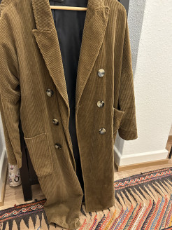 Zara brown corduroy coat