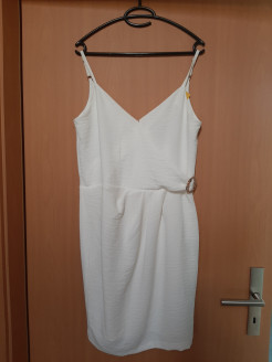 Robe courte blanche