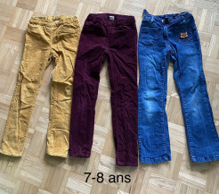 Set of 3 Trousers 7-8 years