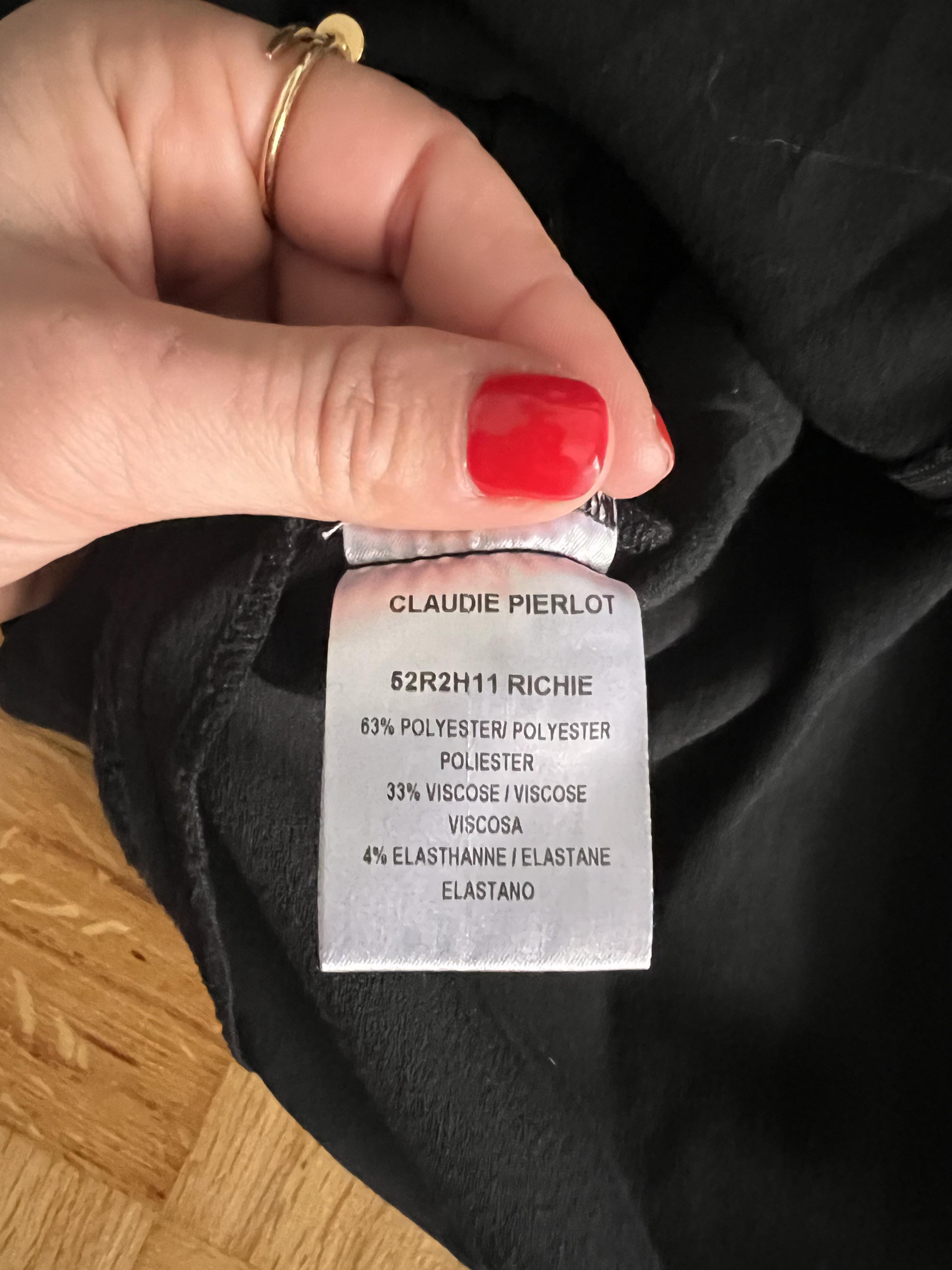 Black dress Claudie Pierlot Clozen