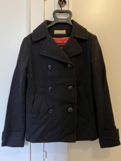 Manteau caban KOOKAI bleu marine, taille 34/36