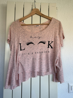 Tshirt rose Jennyfer taille M