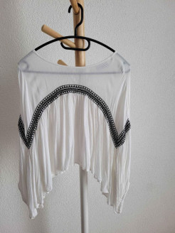 Blouse blanche ample