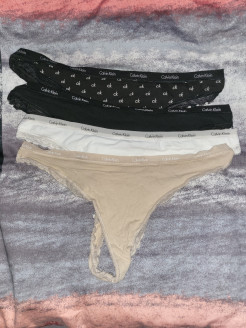 Set of 4 Calvin Klein thongs