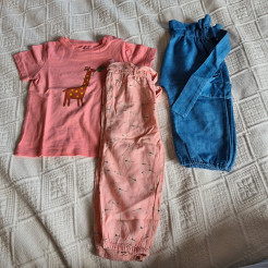 Set of girls' clothes 18 months - 80cm