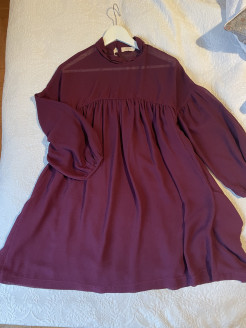 Kleid von Ba&sh in dunklem Violett