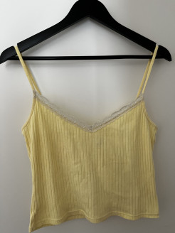 Top jaune taille M