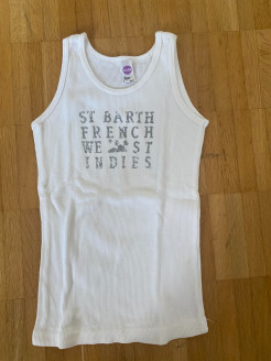 White tank top St Barth American Apparel