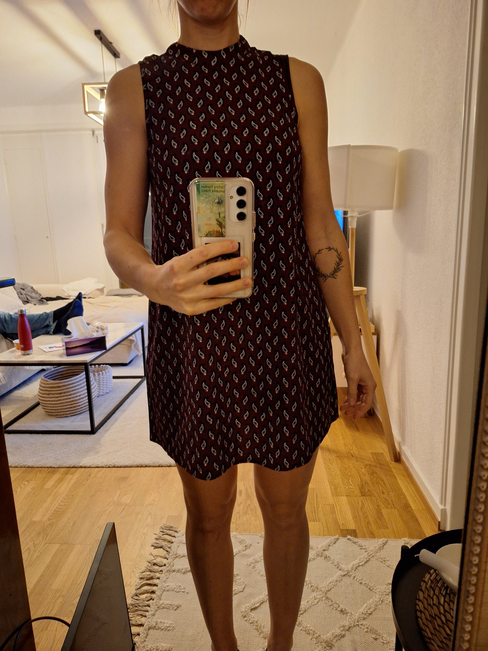 Patterned short dress