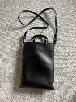Cos leather crossbody bag
