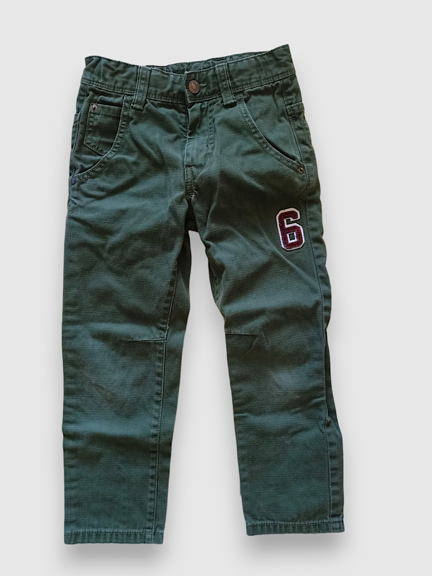 Boy's green trousers 122 cm