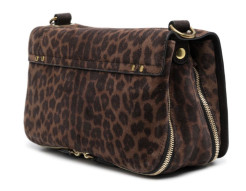 Bobi Jérôme Dreyfuss bag in natural leopard suede leather