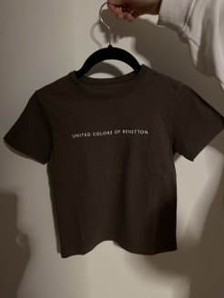 T-shirt marron benetton - 10 ans (140 cm)