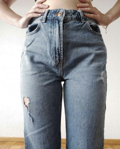 Bershka jeans with holes