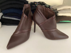 ankle boots with 9 cm heel