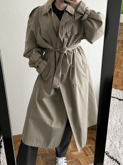 Magnifique manteau trench vintage oversize