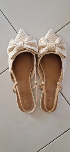 Beige Schuhe Typ Ballerinas Größe 42