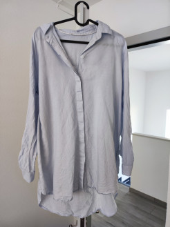 chemise longue en lin