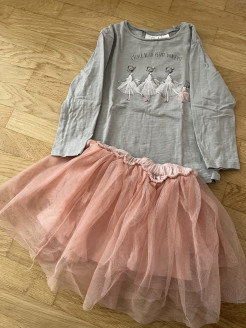 Zara skirt and t-shirt size 104