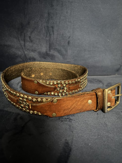 Leather belt