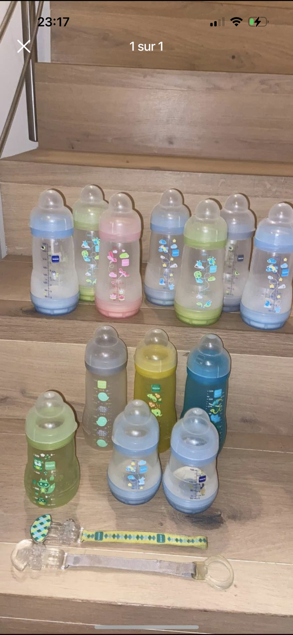 MAM baby bottle set
