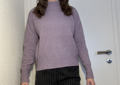 Purple wool jumper