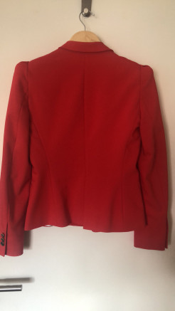 Blazer Zara, taille M, rouge vif