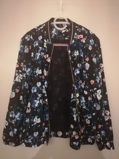 Floral print jacket size S
