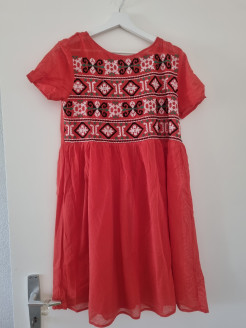 Robe ou tunique orange