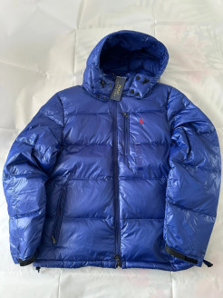 Daunenjacke Polo Ralph Lauren Blau - Größe L - Neu mit Etikett