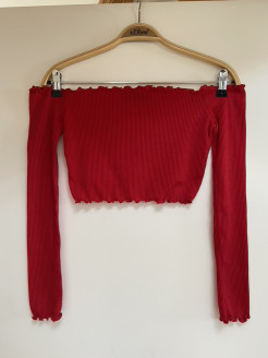 Top Long Sleeve Crop Top