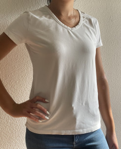 Classic white T-shirt