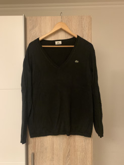 Lacoste-Pullover schwarz Größe 44