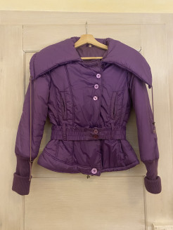 Violette Fashion-Daunenjacke