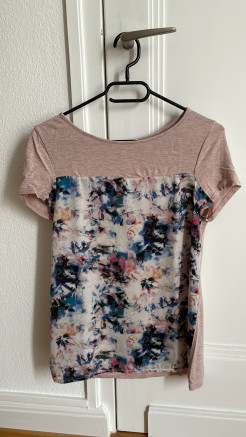 T-Shirt PROMOD rose/multicolore