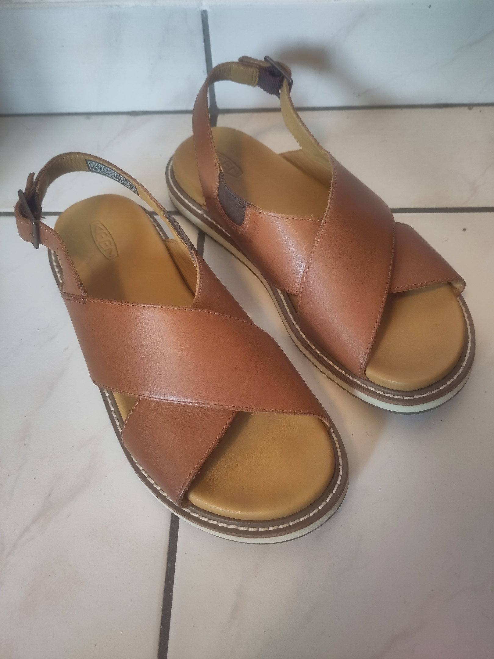 KEEN Sandalen aus Leder