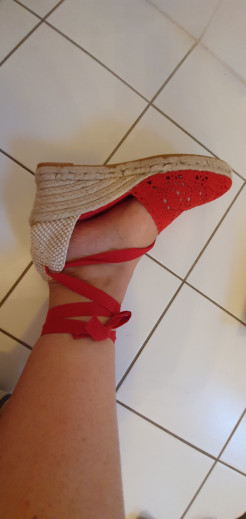 Espadrilles with heels