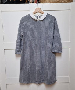 Dress with shirt collar