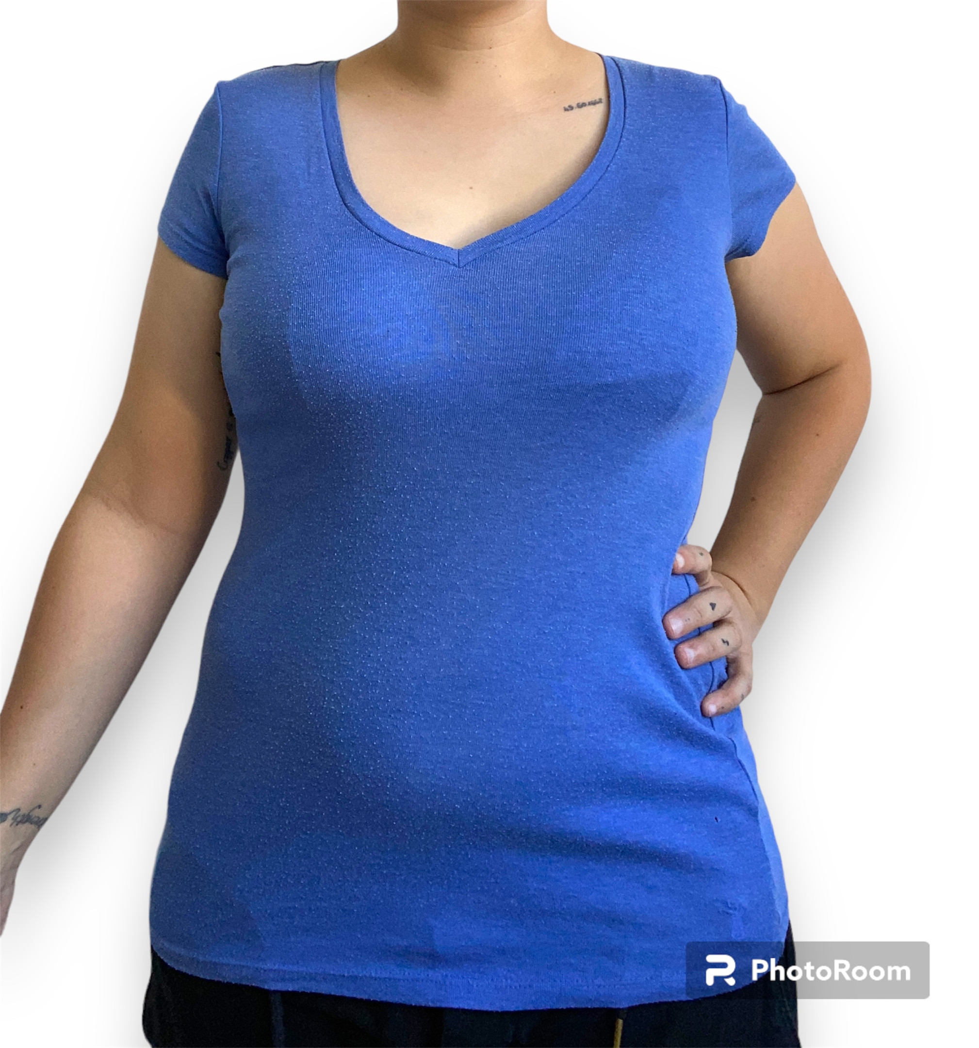 T-shirt bleu Tally Weijl