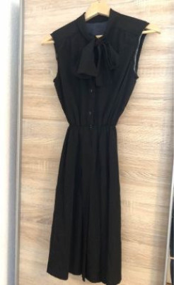 Vintage-Kleid schwarz