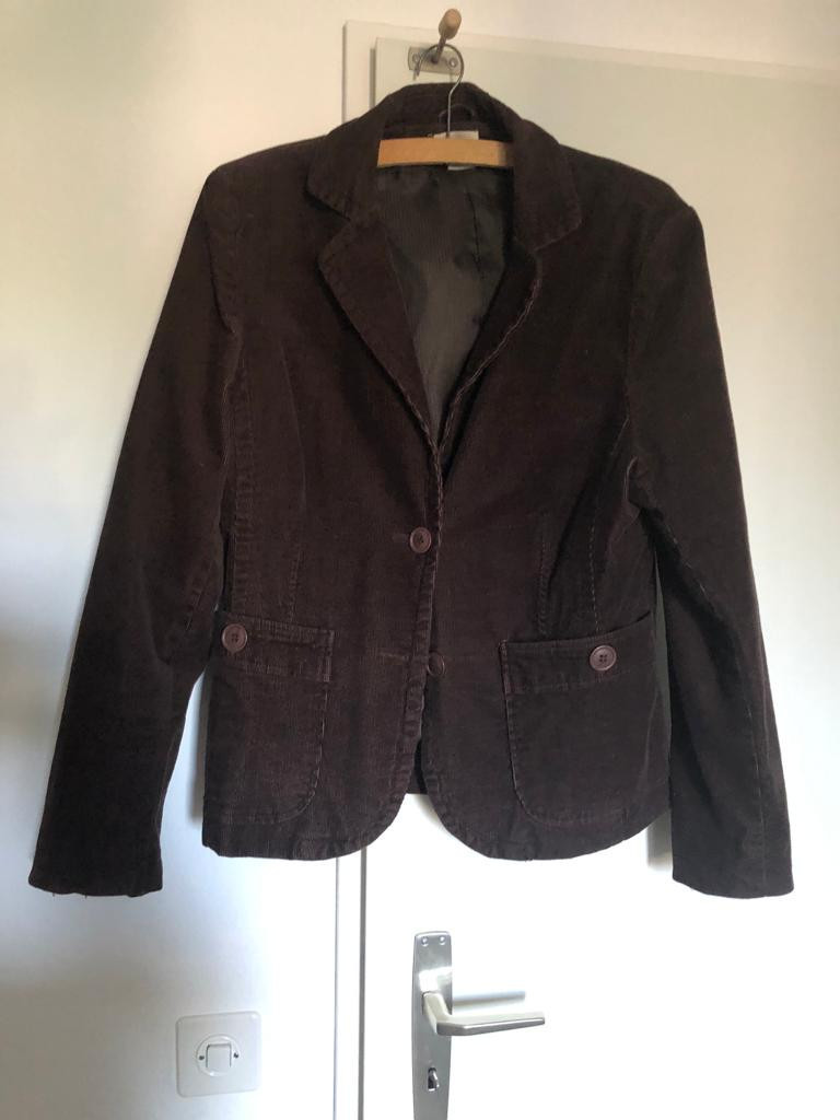 Warm corduroy fitted jacket