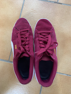 Puma burgundy size 38