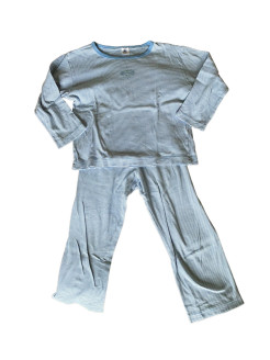 Pyjama Streifen hellblau