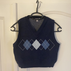 Sleeveless mini waistcoat