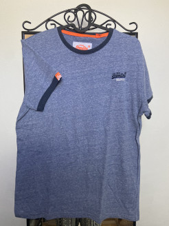 Superdry T-Shirt blau