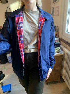 Veste légère bleue